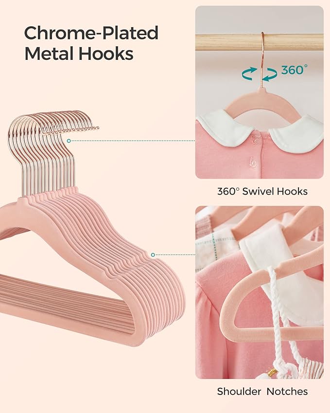 SONGMICS Baby Kids Hangers 50 Pack - Image 6