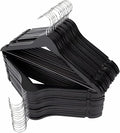 ELONG HOME Solid Wooden Hangers 30 Pack, Wood Suit Hangers by ELONGHOME