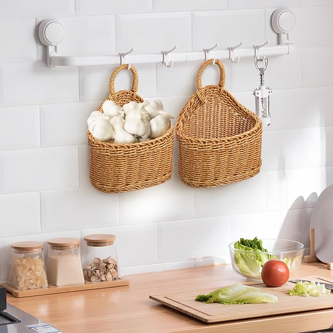 Cabilock Woven Hanging Storage Basket - Image 7
