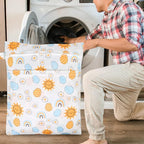 2pcs Travel Waterproof Laundry Bag, Cloth Diaper Wet Dry Bags - Image 5