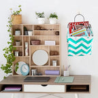 Wall-Hanging Storage Bags, Desktop Organizer Basket Cotton Linen Hanging - Image 3