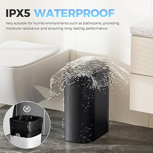 2 Pack 5 Gallon Bathroom Trash Can - Image 4