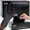 FINITEX - Black Nitrile Disposable Gloves, Powder-free, Medical Exam Latex-Free by FINITEX