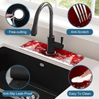 Christmas Merry Xmas Sink Faucet Absorbing Mat Santa Claus Super Absorbent Fast - Image 4