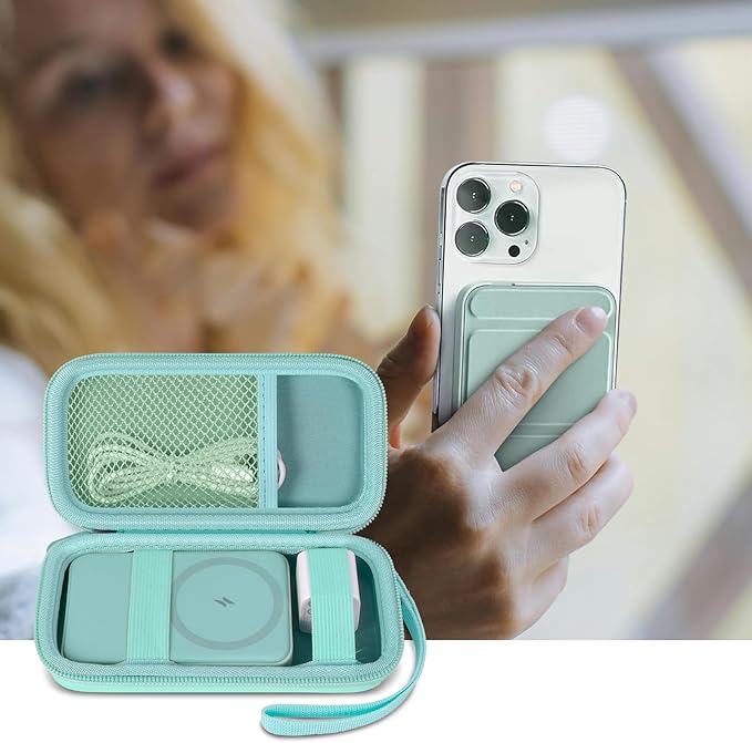 casmilee Case for Anker Magnetic Battery 10, 000mAh Foldable Wireless Portable - Image 6