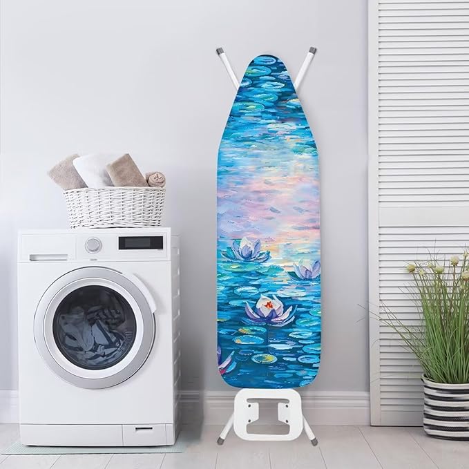 Water Lily Ironing Board Cover and Pad Standard Size Van Gogh Iron Board Padded - Image 4