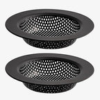2PC Kitchen Sink Drain Strainer Stainless Steel by rqyekdo