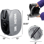 Mesh Laundry Hamper Pop Up Laundry Hamper Collapsible Laundry Basket - Image 5
