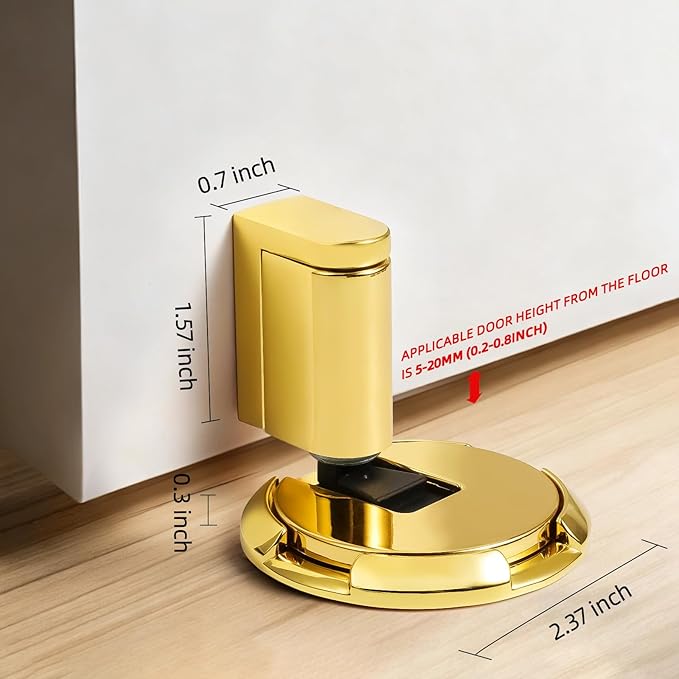 Windproof Door Stopper Indoor Heavy Duty Floor Door Stop Keep Door Open - Image 2