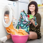 Shappy 2 Pcs Large Travel Laundry Bag Washable Waterproof Wet Dry Large Dirty - Image 5