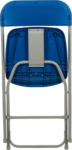 Flash Furniture Hercules Series Plastic Folding Chair - Blue - 4 Pack 650LB Weight Capacity Comfortable Event Chair-Lightweight Folding Chair - Image 11