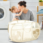 Collapsible Laundry Baskets, Upgrade Pop Up Laundry Hamper - Image 2