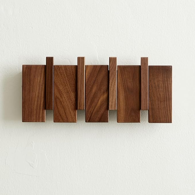 Wooden Coat Hooks Wall Mounted, Coat Rack Hanger Wall Mount by WelcometoQuellance