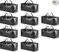 SpaceAid Heavy Duty Moving Bags, Extra Large Storage Totes W/Backpack Straps by SpaceAid