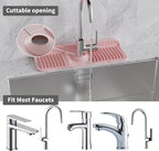 WAFT YEARN 14X5 Inch Silicone Durable Faucet Mat Kitchen Sink Splash Guard - Image 4