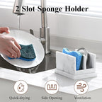 Luxspire Kitchen Sponge Holder, Dish Sponge Holder - Image 2