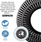 Hair Catcher for Shower Drain & Bathtub – TubRing Pop-Up Drain Protector & - Image 2