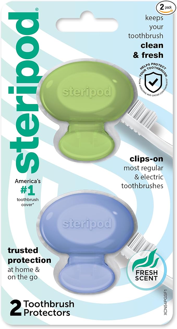 Steripod Clip-On Toothbrush Protector by Steripod