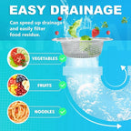 Sink Drain Strainer, Suitable for Most Sink Drains, Anti Clogging - Image 4