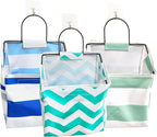 Wall-Hanging Storage Bags, Desktop Organizer Basket Cotton Linen Hanging by Unknown