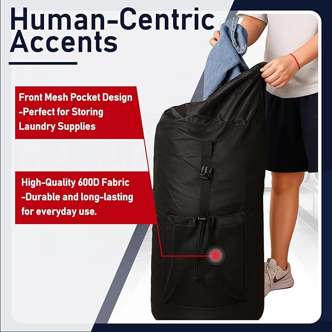 Laundry Bag Backpack Extra Large Travel Laundry Bags - Image 5