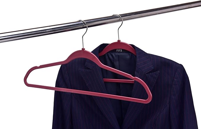 Quality Hangers 50 Pack Slim Plastic Hangers - Image 8