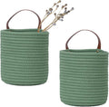 2pack Small Hanging Basket-Cotton Rope Wall Basket by RUIZHIXUAN
