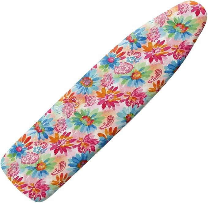 Paisley Floral Standard Ironing Board Cover Heat Reflective Ironing Mat by Hinthetall