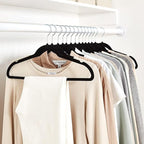 Amazon Basics Slim Velvet Non-Slip Space Saving Suit Clothes Hangers - Image 4