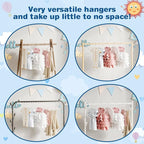 GoodtoU Baby Hangers, 60 Pack Baby Clothes Hangers - Image 4