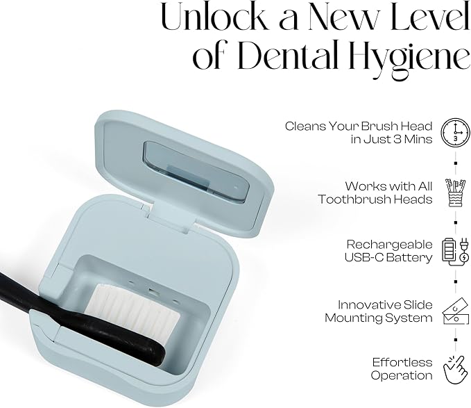 Mondano UV-C Toothbrush Sanitizer and Holder, Toothbrush Case - Image 3