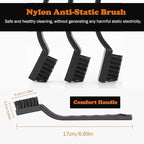 10PCS Anti Static ESD Cleaning Brush Kit, Keyboard PCB Motherboards Circuit - Image 2