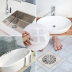 20 Pack Disposable Shower Drain Cover Hair Catcher 4" X 4" Shower Drain Mesh - Image 2