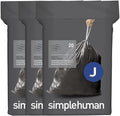 simplehuman Code J 60 Count, Genuine Odorsorb Custom Fit Liners, Drawstring by Simplehuman