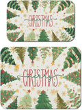 Christmas Dish Drying Mat for Kitchen Counter 2 Pack by Unknown