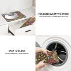 Mandala Colorful Kitchen Drying Mat Retro Microfiber Dish Drainer Mat - Image 7