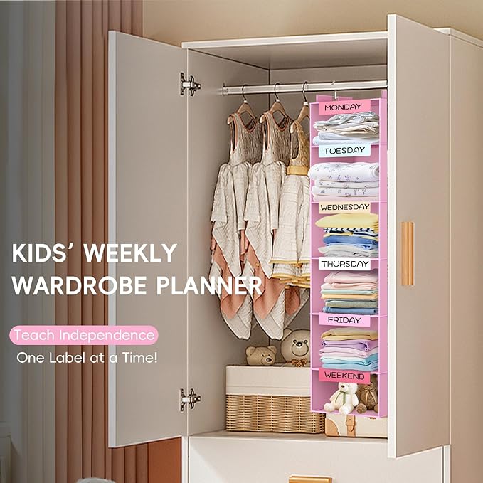 VERONLY Weekly Hanging Closet Organizer - Image 7