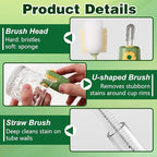 5 in 1 Bottle Cleaning Brush Set, 2026 New Multifunctional Lid Brush Cleaning - Image 3