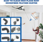 9Pcs Dusters for Cleaning Kit, Extendable Microfiber Duster Tools - Image 2