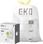 EKO 12.9 Gallon / 45-49 Liter, Extra-Strong Unscented Garbage Bags, by EKO