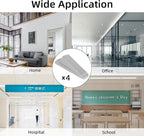 4 Pack Premium Rubber Door Stoppers Wedge, Door Stops - Image 5