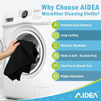 AIDEA Microfiber Cleaning Cloth-150PK, Soft Microfiber Towels - Image 3