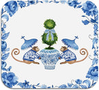 Chinoiserie Dish Drying Mat by Unknown