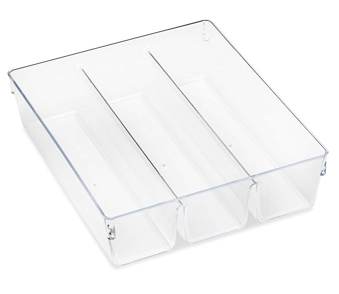 Whitmor 6789-7095 Clear 3-SECTION DRAWER ORGANIZER - Image 2