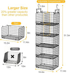 5 Tier Hanging Closet Organizer - Image 3