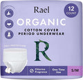 Rael Disposable Underwear for Women, Organic Cotton Cover by Rael