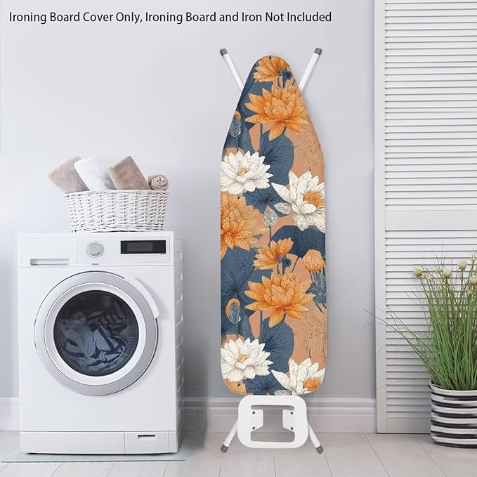 Ironing Board Cover, Standard Size Bell Portable Iron Pad Covers Cushion Wide - Image 3