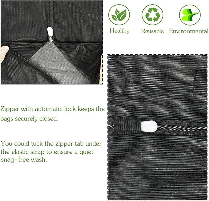 2Pcs Extra Large Mesh Laundry Bags - Image 4