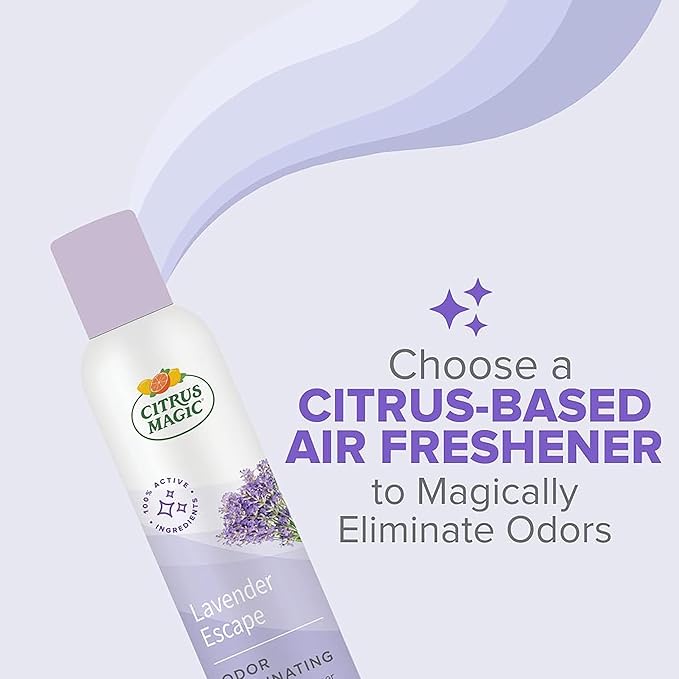 Citrus Magic Odor Eliminating Air Freshener Spray, Lavender Escape - Image 5