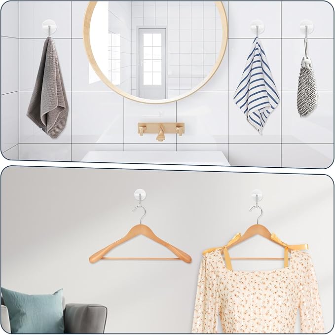 24pcs Round Plastic Hooks - Image 5